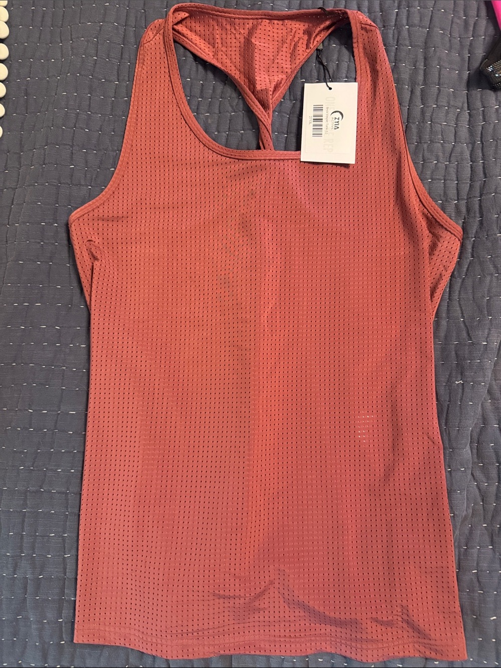 Glyder Rust Mesh Racerback Tank